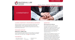 Desktop Screenshot of fraternallaw.com